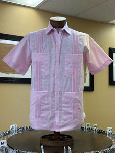 Classic Cotton Guayabera - Short Sleeve