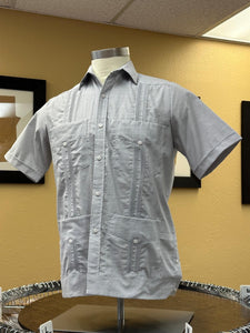 Cotton Guayabera - Short Sleeve