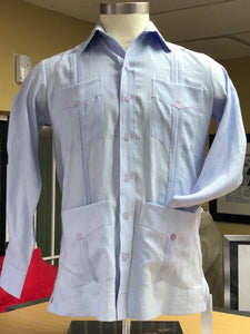 Supreme Guayabera Sizes 2XL - Long Sleeve