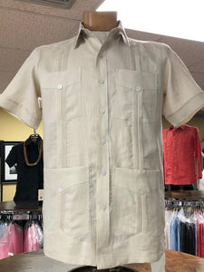 Supreme Guayabera Sizes L - Short Sleeve