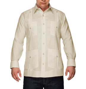 Supreme Guayabera Sizes 4XL - Long Sleeve