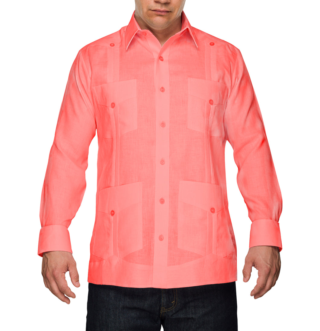 Supreme Guayabera Sizes 4XL - Long Sleeve