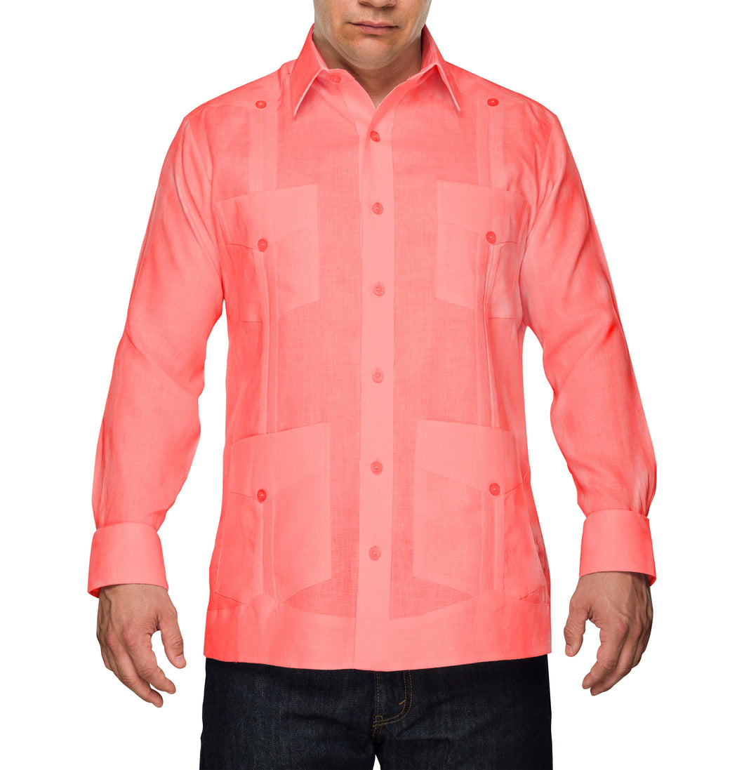 Supreme Guayabera Sizes 4XL - Long Sleeve Ramon Puig Guayaberas Supreme Guayabera Sizes 4XL - Long Sleeve Ramon Puig Guayaberas