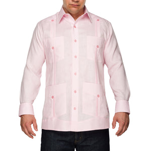 Supreme Guayabera Sizes 4XL - Long Sleeve