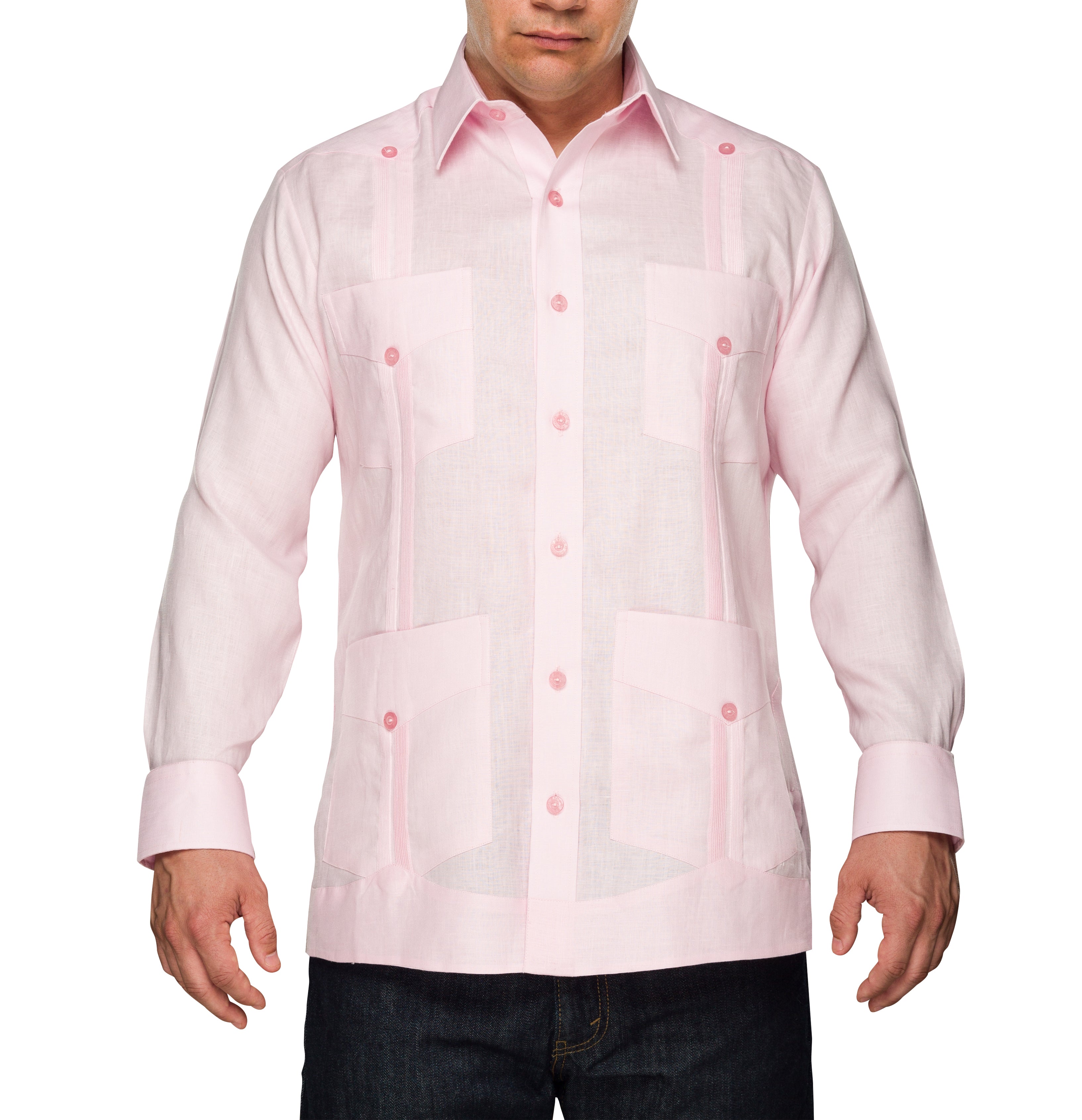 Supreme Guayabera Sizes L - Long Sleeve – Ramon Puig Guayaberas Supreme Guayabera Sizes L - Long Sleeve – Ramon Puig Guayaberas