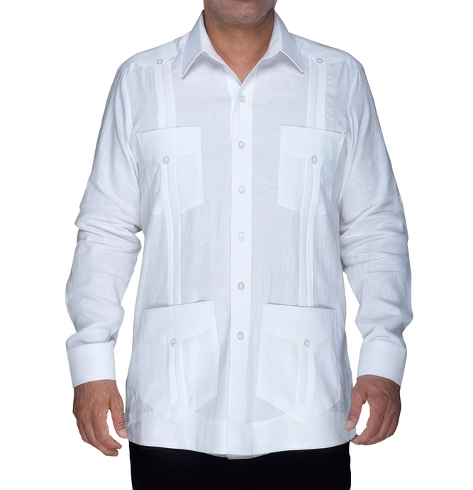 Supreme Guayabera Sizes 4XL - Long Sleeve