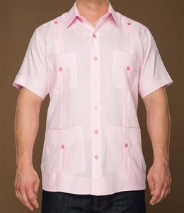 Supreme Guayabera Sizes L - Short Sleeve