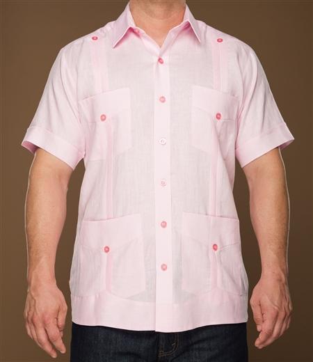 Supreme Guayabera Sizes 4XL - Short Sleeve