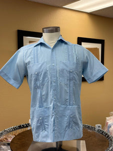 Cotton Guayabera - Short Sleeve