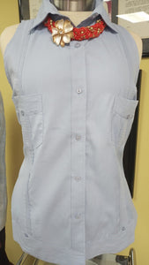 Women - Original Guayabera - Sleeveless