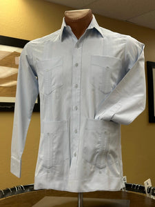 P - 65% P - 35% C Guayabera - Reg - Long Sleeve