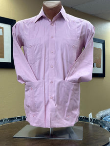 P - 65% P - 35% C Guayabera - Reg - Long Sleeve