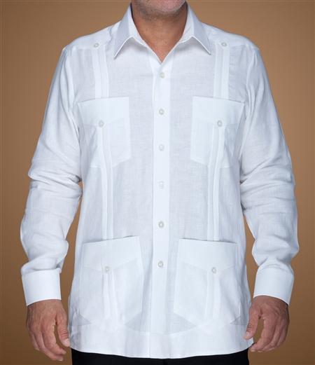 Supreme Guayabera Sizes XL - Long Sleeve