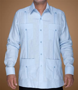 Supreme Guayabera Sizes 2XL - Long Sleeve