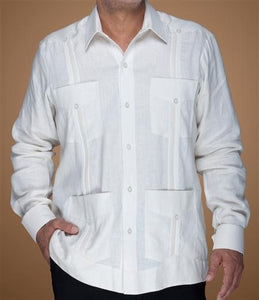 Supreme Guayabera Sizes XL - Long Sleeve