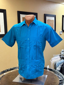 Cotton Guayabera - Short Sleeve